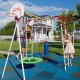 Детский спортивный комплекс для дачи ROMANA Fitness (с пластиковыми качелями)
