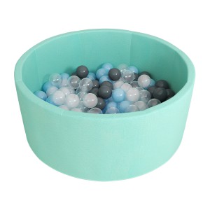 Romana Airpool Детский сухой бассейн (бирюзовый) (голубые/серые/жемчужные/прозрачные шарики)
