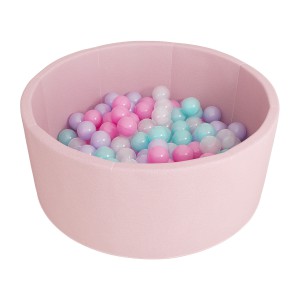 Romana Airpool Детский сухой бассейн (розовый) (розовые/мятные/жемчужные/сиреневые шарики)