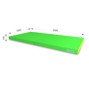 РОМАНА Мягкий щит (Мат) 1000*2000*100, в 2 сложения (зеленый)