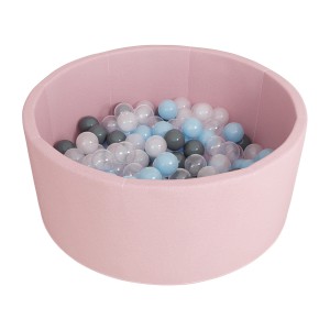 Romana Airpool Детский сухой бассейн (розовый) (голубые/серые/жемчужные/прозрачные шарики)