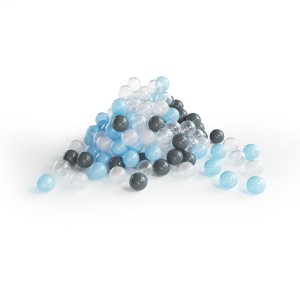 Romana Airball Набор шариков для сухого бассейна 150 шт (голубые/серые/жемчужные/прозрачные)