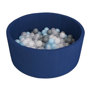 Romana Airpool Детский сухой бассейн (темно-синий)(голубые/серые/жемчужные/прозрачные шарики)